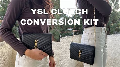 ysl clutch into crossbody|ysl clutch nordstrom.